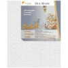 Leinwand 24 x 30 cm aus 100% Baumwolle 3-fach grundiert
