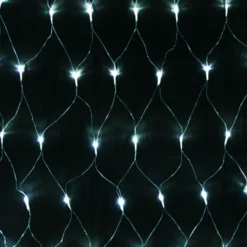 Lichternetz 3x3 m 240 LED kaltweiß innen und außen