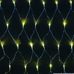 Lichternetz 3x3 m mit 240 LED in Warmweiß