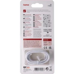 Lightning Lade-/Datenkabel 0,6m, weiß