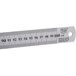 Lineal 100 cm aus rostfreiem Edelstahl