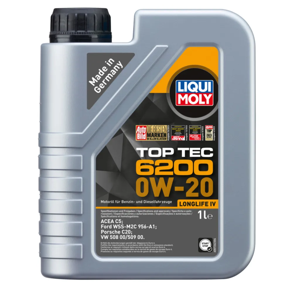 LIQUI MOLY Motoröl Top Tec 6200 0W-20 - 1 Liter