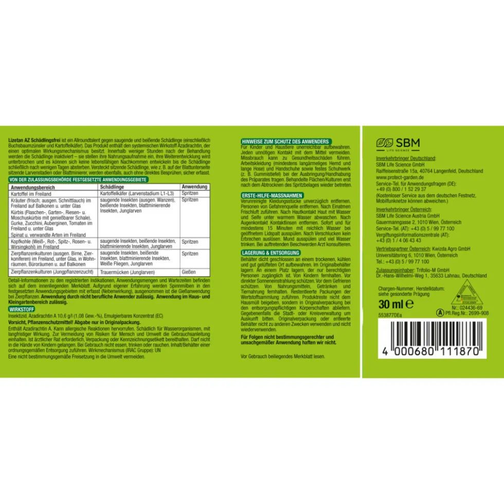 Lizetan AZ Gießmittel 30 ml
