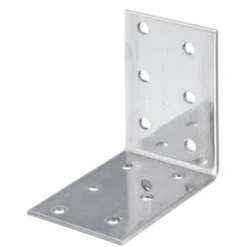 Lochplattenwinkel A2 60 x 60 x 40 mm aus Edelstahl