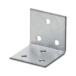 Lochplattenwinkel 40 x 40 x 40 mm aus verzinktem Stahl