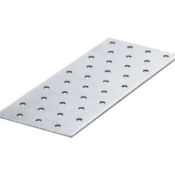Lochplatten 80 x 200 mm aus verzinktem Stahl