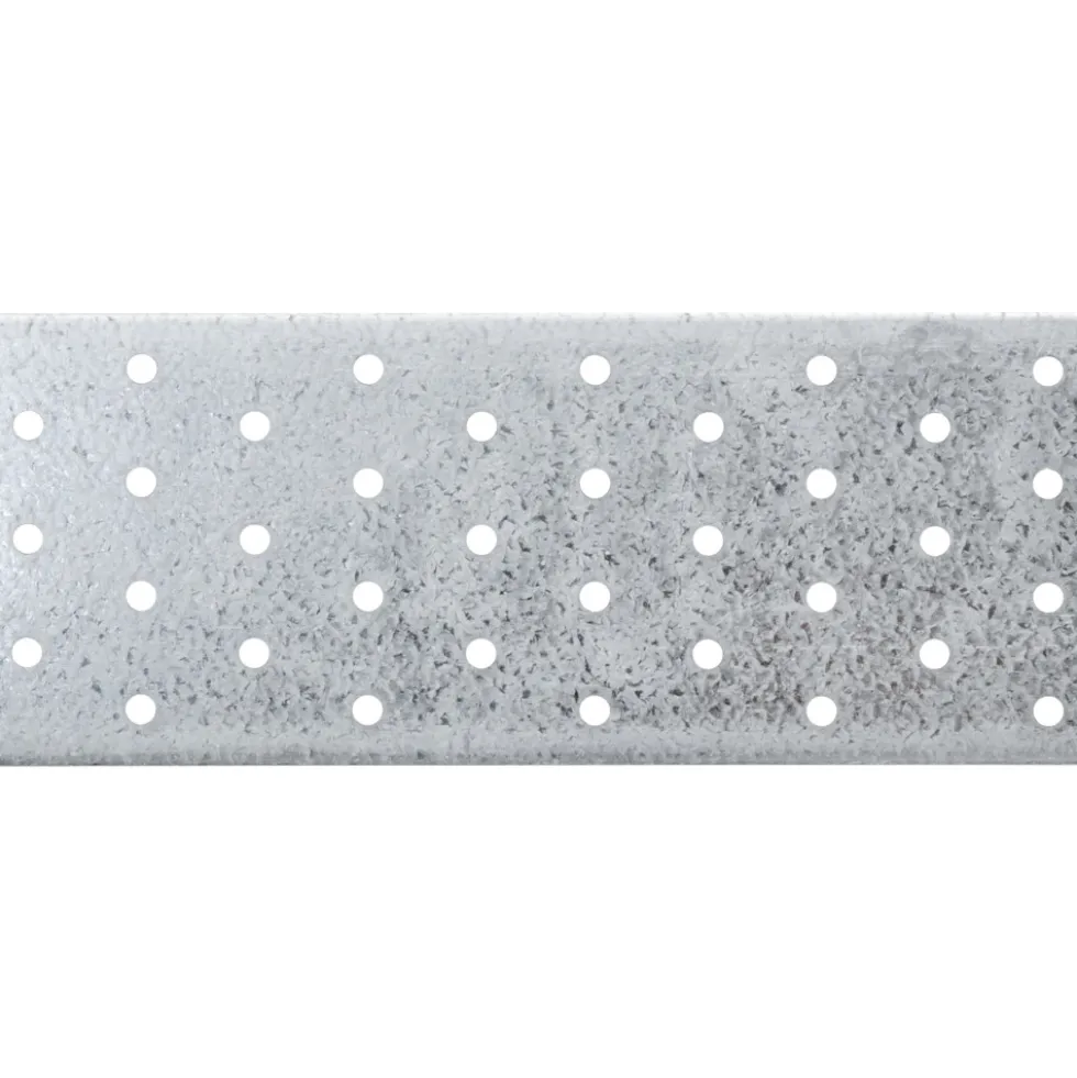 Lochplatten 80 x 200 mm aus verzinktem Stahl