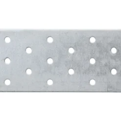 Lochplatten 60 x 120 mm aus verzinktem Stahl