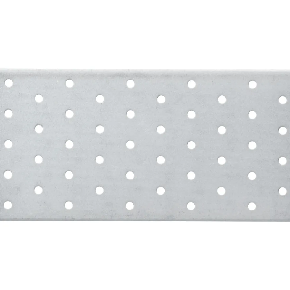 Lochplatten 100 x 200 mm aus verzinktem Stahl