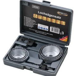 Lochsägensatz 9-teilig 50-60-65-72-75-86 mm