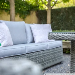 Lounge-Set Dining "Jive Rock" 4-teilig, 5-Sitzer mit Tisch und Sofas