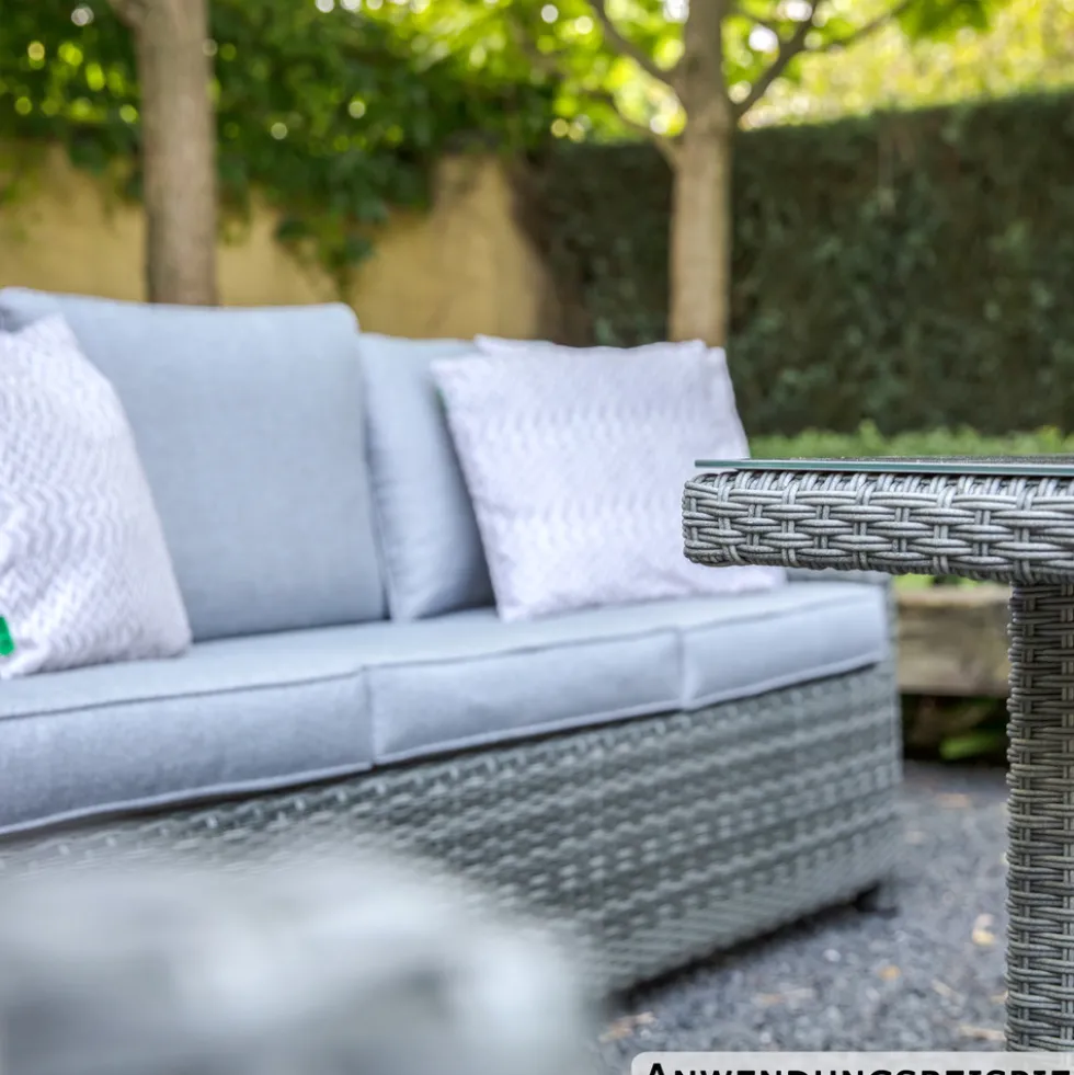 Lounge-Set Dining "Jive Rock" 4-teilig, 5-Sitzer mit Tisch und Sofas