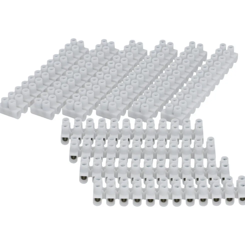 Lüsterklemme 1,0 – 4,0 mm² 10 x 12 polig Polyethylen weiß
