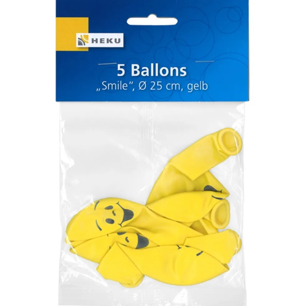 Luftballons Smile 5 Stück