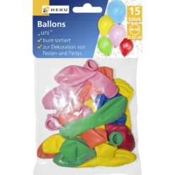Luftballons uni 15 Stück