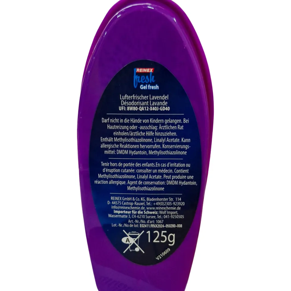 Lufterfrischer-Gel Lavendel 125g