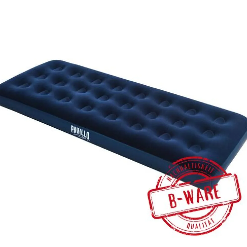 Luftmatratze 76 x 185 cm aus PVC, blau - B-Ware