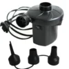 Luftpumpe elektrisch 230 V aus Kunststoff mit drei Adapter