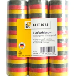 Luftschlangen 3 x 18er 4 m, Deutschland