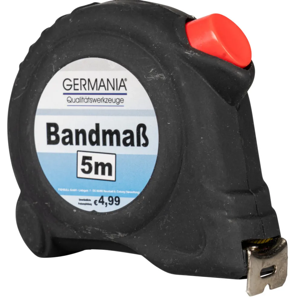 Maßband 5m Metall Autostop Softgrip