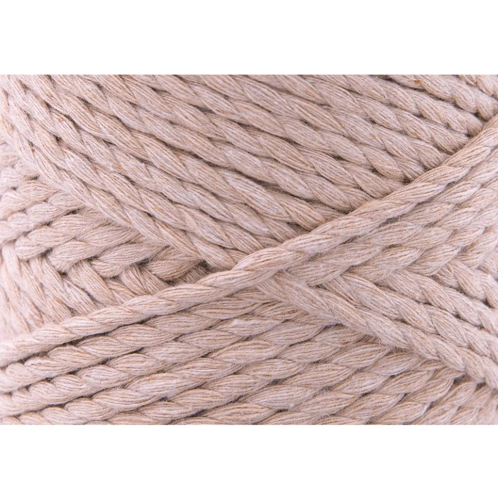 Macramé Garn 330 g beige