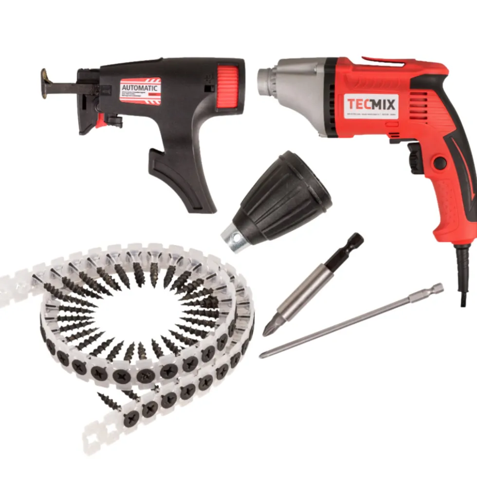 Magazin Trockenbauschrauber 550 Watt 230 V mit Transportkoffer