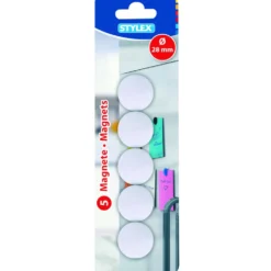 Magnete 5 Stück Ø 28 mm in verschiedenen Farben