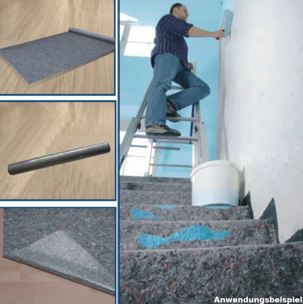 Malerabdeckvlies 1 x 5 m auf Rolle, zuschneidbar