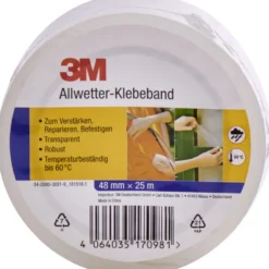 3M Allwetterklebeband transparent 48mmx25m