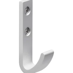 Mantelhaken aus eloxierten Aluminium 70x14x32 mm