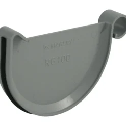 Marley Dachrinnen-Endstück Kunststoff RG 100 grau