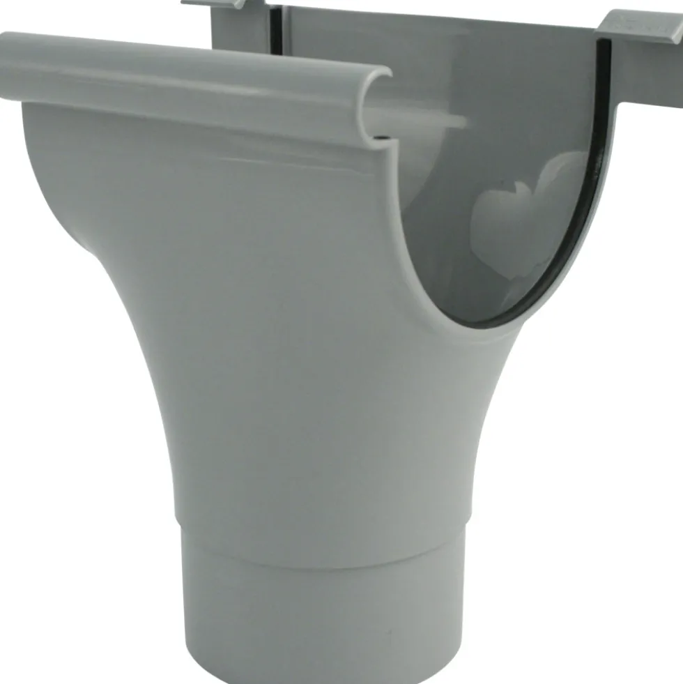 Marley Rinnenstutzen Kunststoff RG 100 DN 75 grau