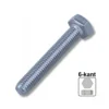 Maschinenschraube A2 10,0 x 50 mm, 6-kant, DIN 933 Sechskantschraube