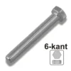 Maschinenschraube 14 x 40 mm M14 DIN933