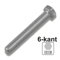 Maschinenschraube 14 x 40 mm M14 DIN933