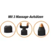 Massage Gun 4,5 W 3 Aufsätze - B-Ware