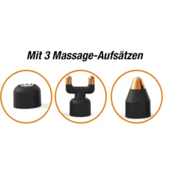 Massage Gun 4,5 W 3 Aufsätze - B-Ware
