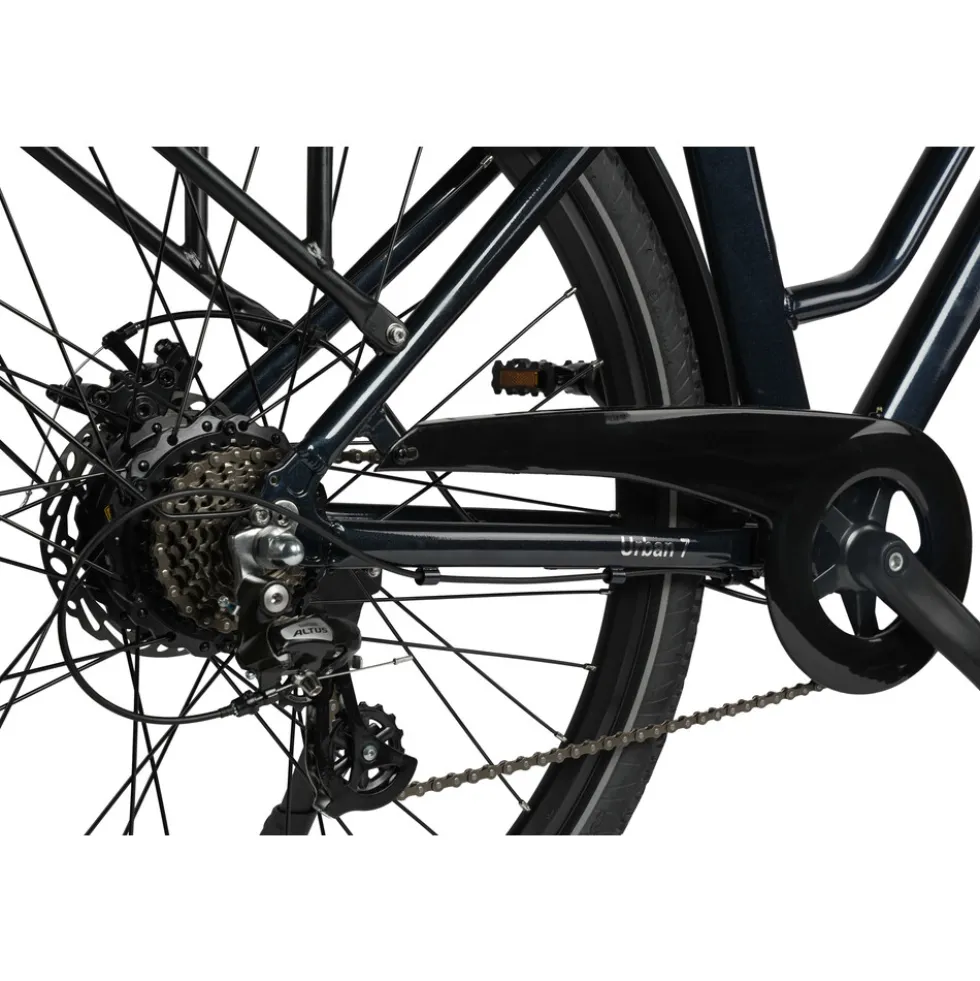 maxtron City-E-Bike "Urban 7" 28" dunkelblau - Aktionspreis