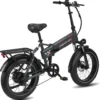 maxtron Falt-E-Bike "Polaris" 20" dunkelgrau