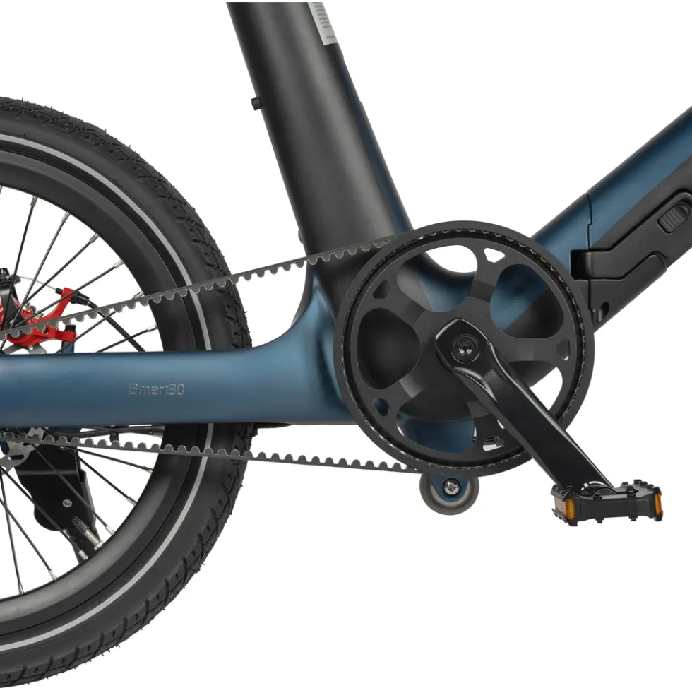 maxtron Falt-E-Bike "Smart 30" 20" blau-schwarz