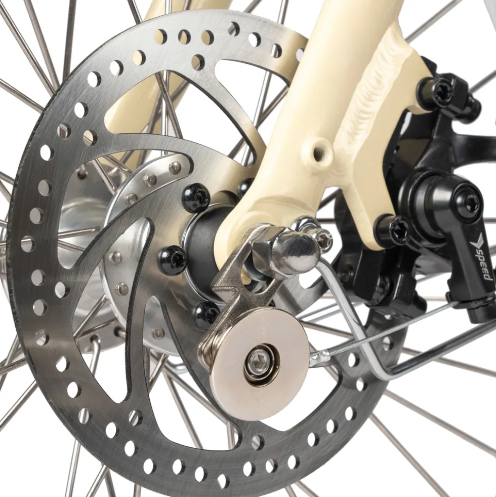 maxtron Falt-E-Bike "Smart 20" 20" creme-weiß