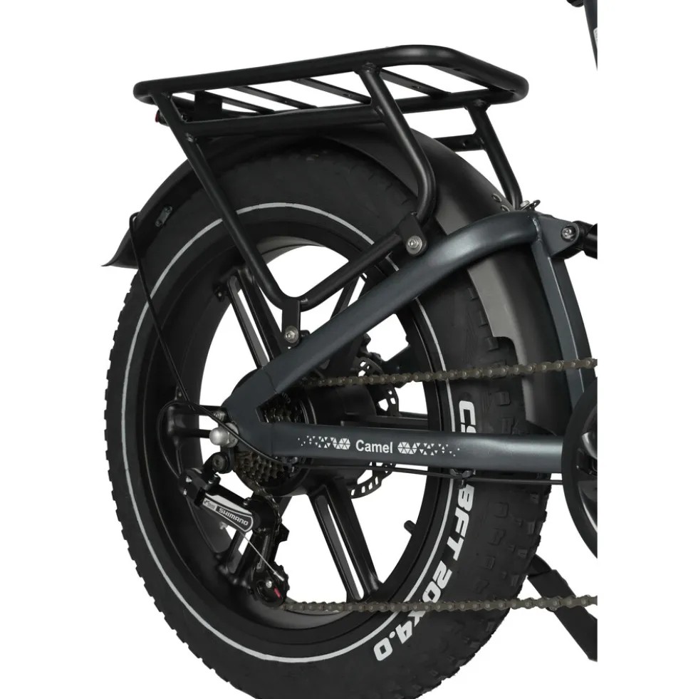 maxtron Offroad-E-Bike "Camel" 20" dunkelgrau