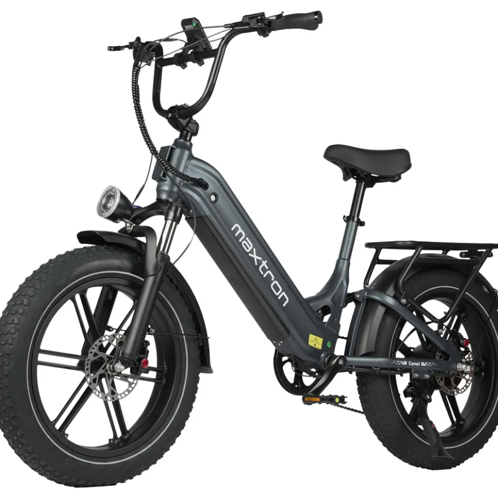 maxtron Offroad-E-Bike "Camel" 20" dunkelgrau