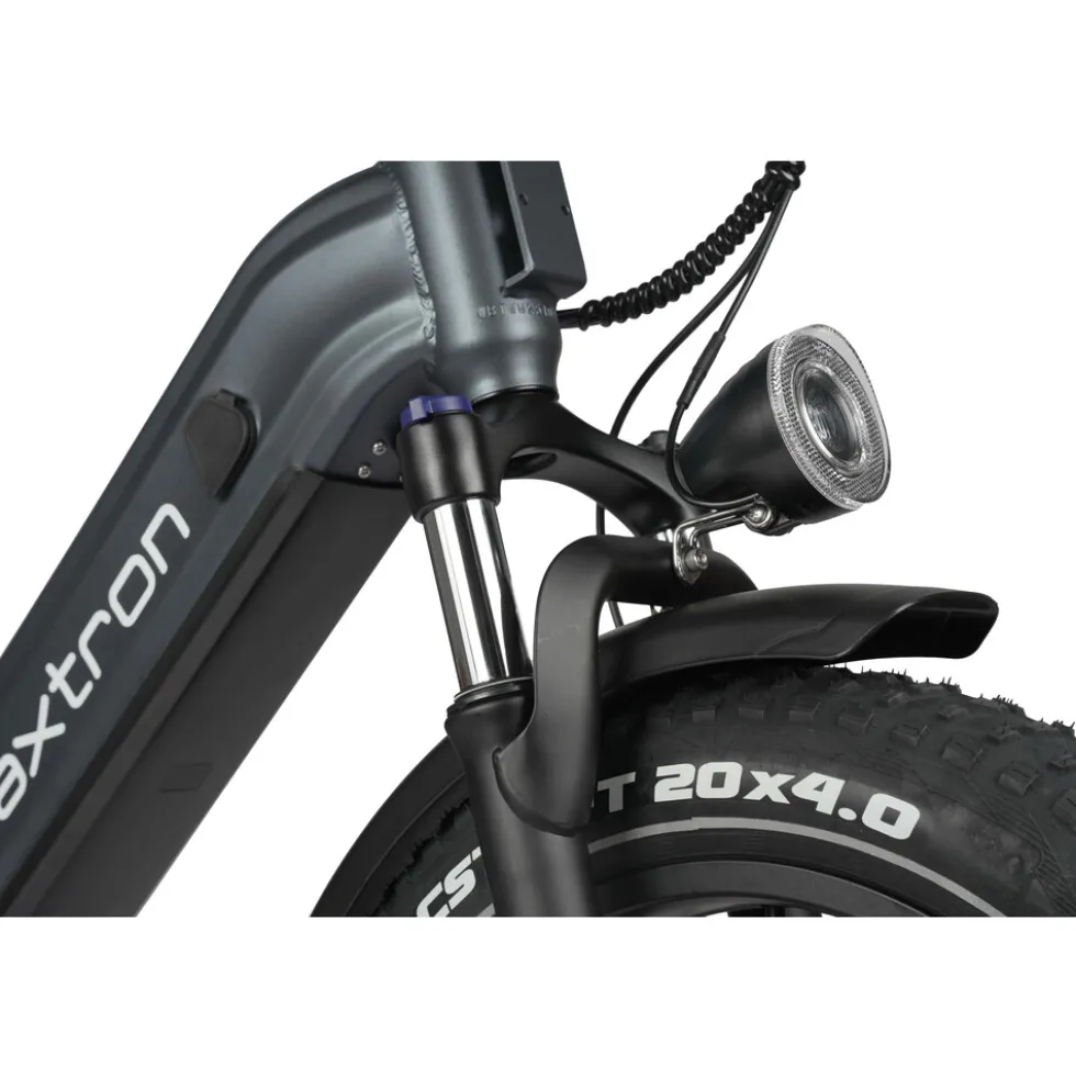maxtron Offroad-E-Bike "Camel" 20" dunkelgrau