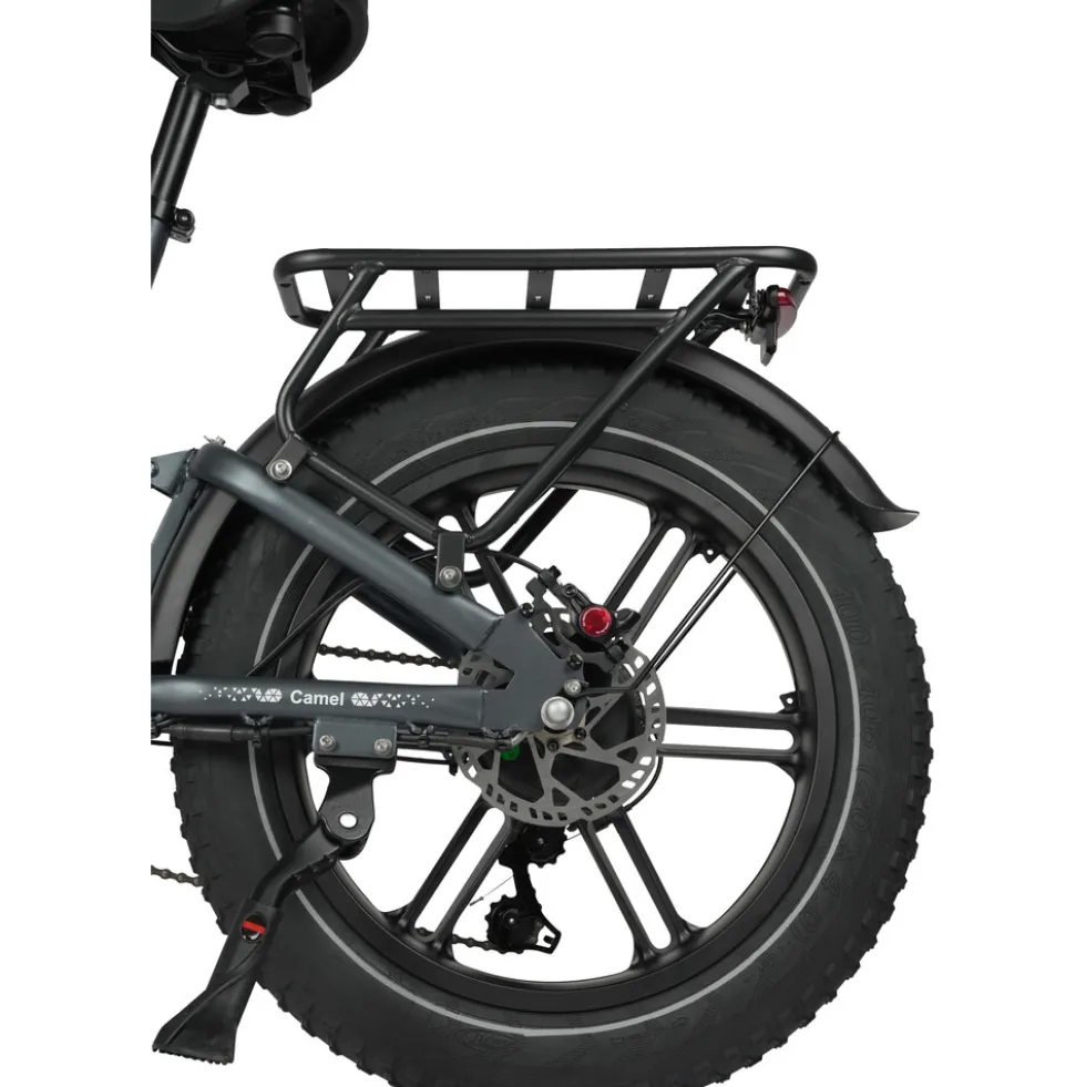 maxtron Offroad-E-Bike "Camel" 20" dunkelgrau