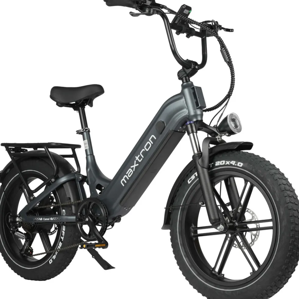 maxtron Offroad-E-Bike "Camel" 20" dunkelgrau