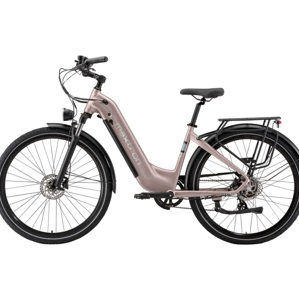 maxtron Trekking-E-Bike "Marathon" 28" goldfarben