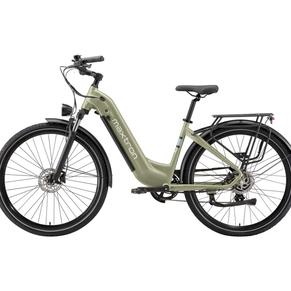 maxtron Trekking-E-Bike "Marathon" 28" grün-metallic