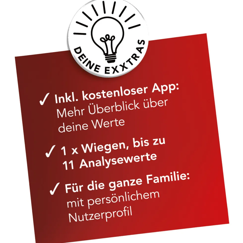 MAXXMEE Personen-Waage Körperanalyse