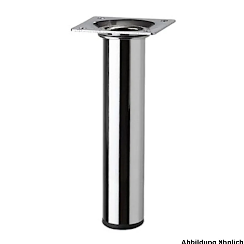 Möbelfuß POP 200 x 30 mm rund in Chrom